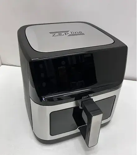 Професійна фритюрниця Zepline ZP-211 з двома тенами та об'ємом 14 л для дому та бізнесу Чорна - фото 3