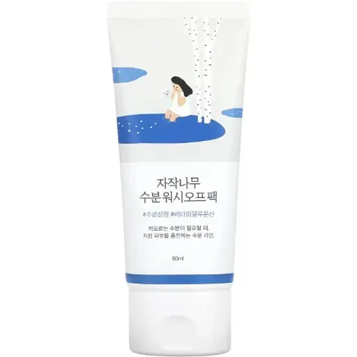 Маска для лица Round Lab Birch Juice Moisturizing Washoff Pack увлажняющая смываемая с березовым соком 80 мл - фото 1