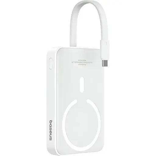 Зовнішній акумулятор Baseus Magnetic Mini 10000mAh 30W White (P1002210B223-00) [140838] - фото 4