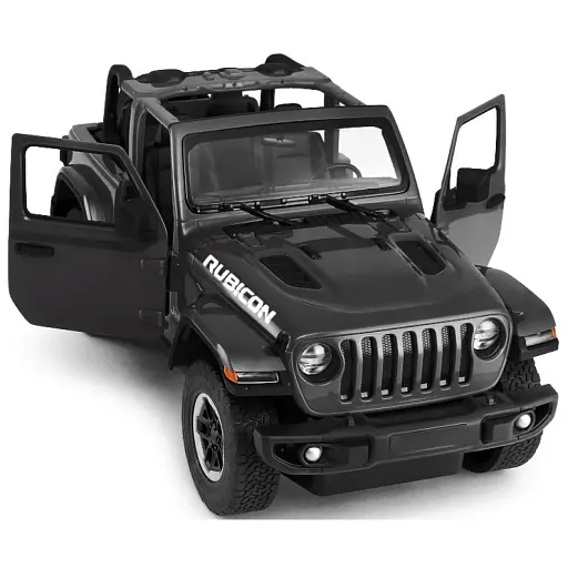 Машинка Rastar JEEP Wrangler Rubicon на радиоуправлении. 1:14. Черный - фото 2