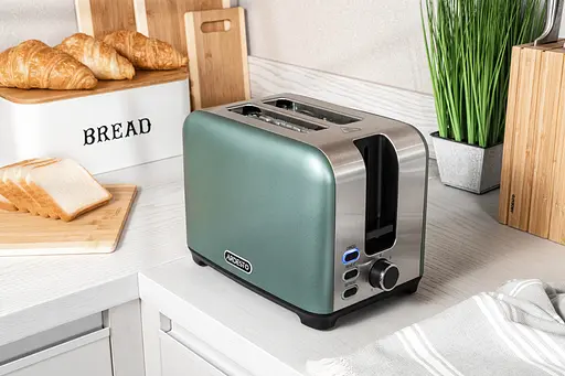 Тостер Ardesto Mint Harmony T-F400G 800Вт метал м&#39;ятний+сріблястий - фото 5