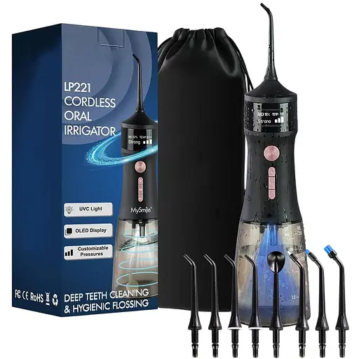 Іригатор потужний портативний з УФ-стерилізацією бездротовий зубний