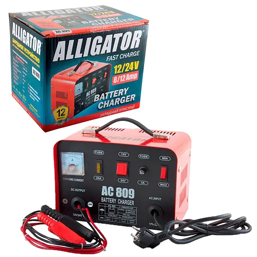 Зарядний пристрій АКБ Alligator 12/24V, 20А(AC809) - фото 1