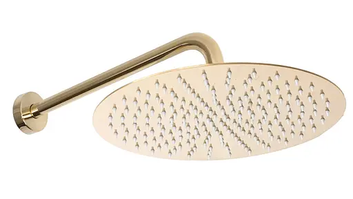 Душова система Rea Lungo gold з термостатом + BOX прихованого монтажу REA-P8550, Золотий - фото 3