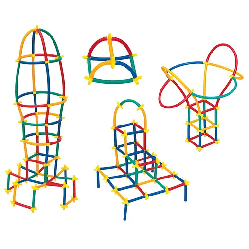 Конструктор-соломинки Dede Спортмайданчик 300 елементів (3462)