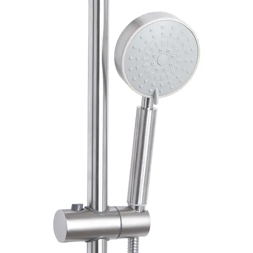 Душова система для душу Lidz Aria 1020 на два споживача (k35) LDARI1020NKS46114 Nickel, Нержавіюча сталь - фото 4