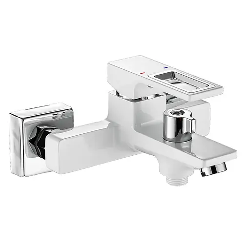 Змішувач для ванни Mixxus Premium Dante 009 Euro white/chrome MI6795 Білий матовий - фото 1