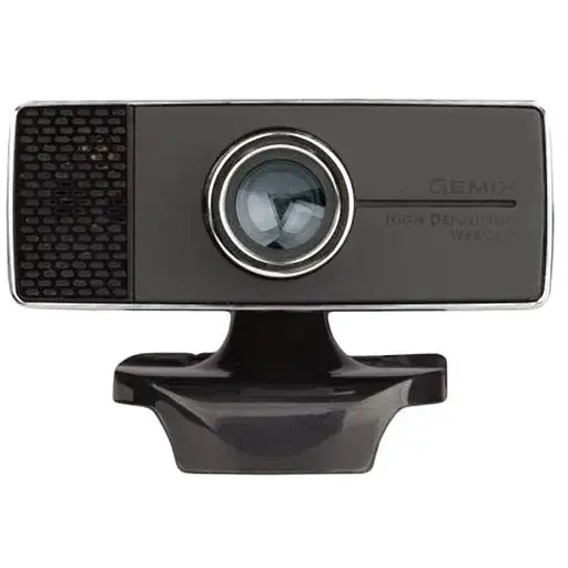 Веб-камера Gemix T20, Black, 1.3Mp, 1280x720/30fps, микрофон, USB 2.0, фиксированный фокус, 1.5м, многофункциональный зажим (T20HD720P)