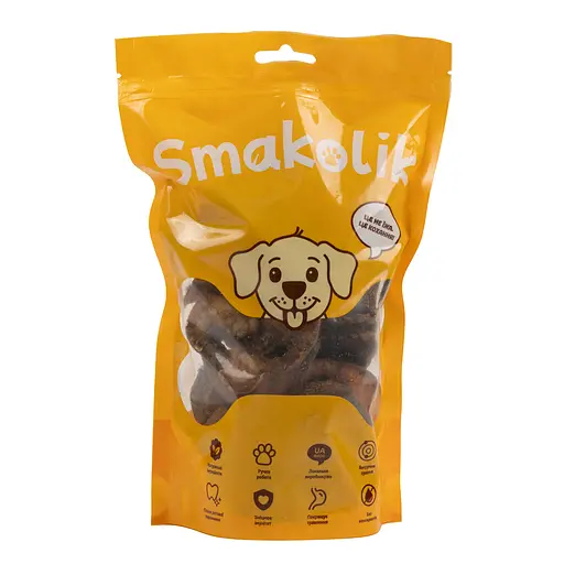 Ласощі для собак натуральні сушені. П’ятаки свинячі, 200 г