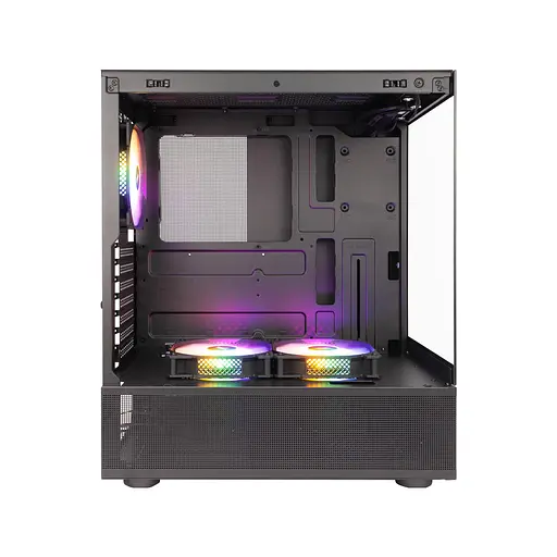 Корпус 1stPlayer Mi7-A-BK-2F7R-1F7 Black без БП - фото 2