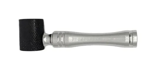 Трубка курильна металева граната HL-188 Silver Black (15658)