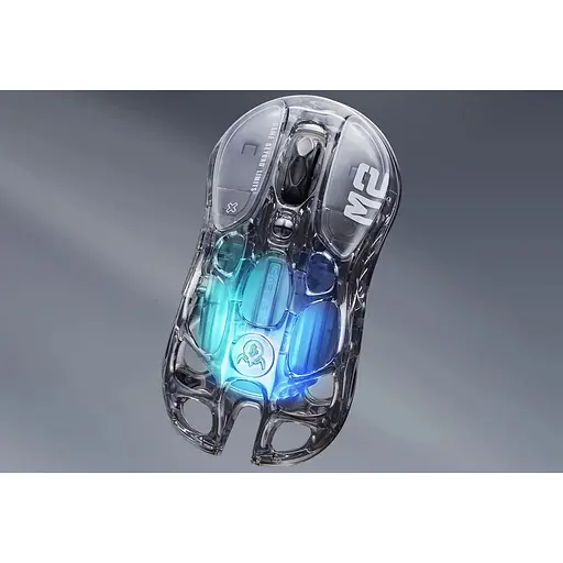 Миша GravaStar Mercury M2, BT/WL/USB-A, RGB, чорно-прозорий - фото 10