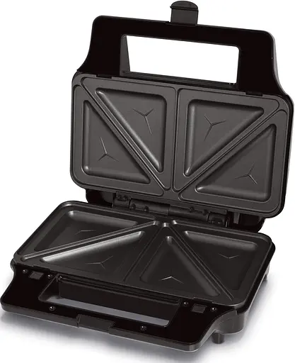 Мультимейкер Sencor 900 Вт комплект 4 пластини алюміній нержав.сталь пластик чорний-шампань - фото 9