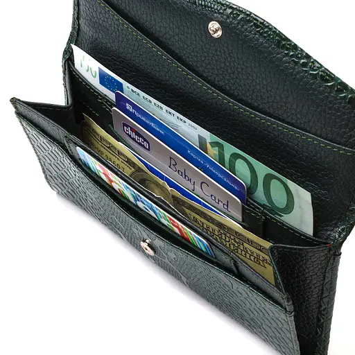 Жіночий шкіряний гаманець Canpellini 18х9х1 см acs0025549 - фото 4