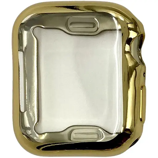 Чехол-накладка DK для Apple Watch 44mm (Series 4 / 5 / 6 / SE1 / SE2) Silicone Face Case (gold) - фото 2