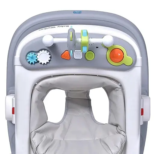 Ходунки дитячі M 5032L-11 музика, світло, сірий - фото 3