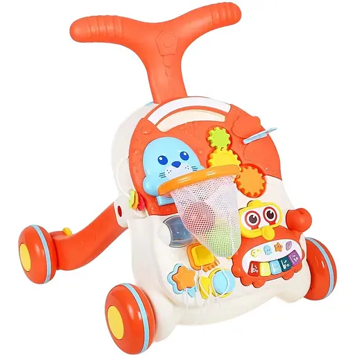 Каталка-ходунки Limo Toy HB 0008К с развивающим столиком