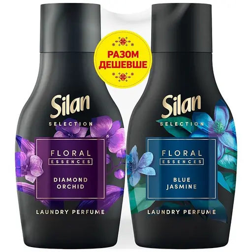 Набір парфумів-кондиціонерів для білизни Silan Diamond Orchid 540 мл + Blue Jasmine 540 мл - фото 1