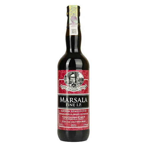 Вино Lazzaroni Marsala Fine Chiostro di Sarono красное сладкое, 0,75 л, 17,5% - фото 1