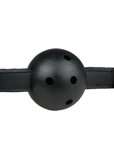 Кляп Easy Toys Ball Gag Plastic Gag With Air Holes 4.5 см чорний - фото 3