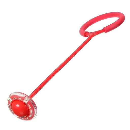 Интерактивная нейроскакалка MS 3235 с LED-подсветкой, для развития координации и баланс, красная