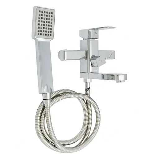 Змішувач для ванни Udis LEB3-A123 одноважільний з душовим набором Хром 30412 - фото 1