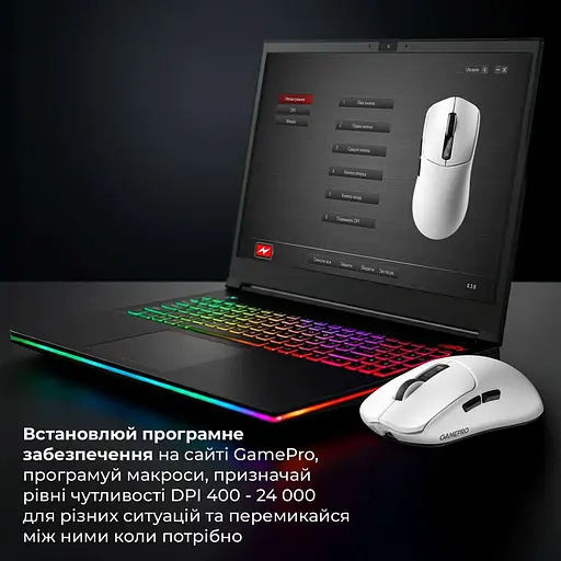 Миша GamePro Genesis Ranker (GM012W) - фото 6