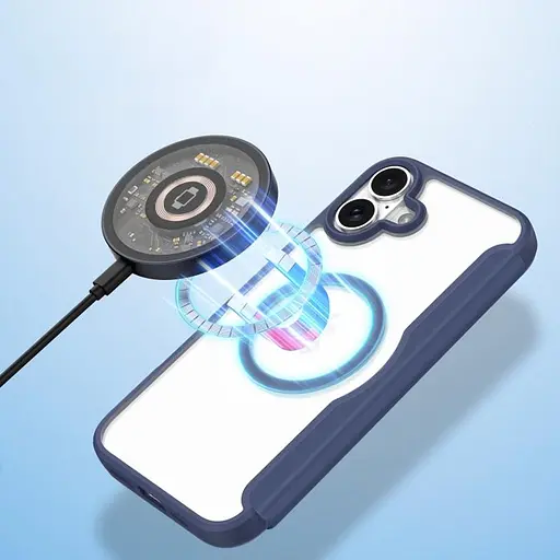 Чехол-книжка Dux Ducis Skin X Pro with MagSafe для Apple iPhone 16, 6.1 Blue - фото 5