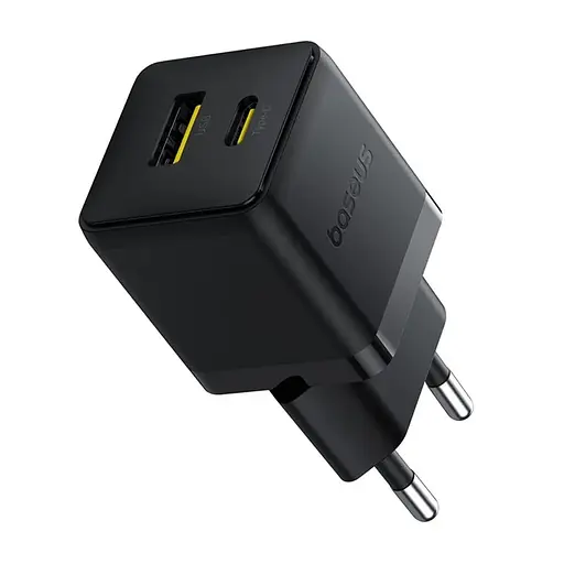 СЗУ Baseus Palm Fast Charger 20W (1USB-A/1C) + кабель Type-C to Type-C (P10111608) - фото 5