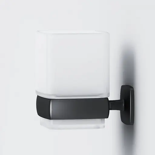 Склянка AM.PM Gem скляна підвісна black A9034322 чорний матовий - фото 4