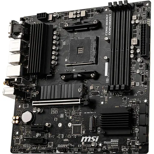 Материнская плата MSI B550M PRO-VDH WIFI (B550M PRO-VDH WIFI) (Socket AM4, AMD B550, Micro-ATX) - фото 2