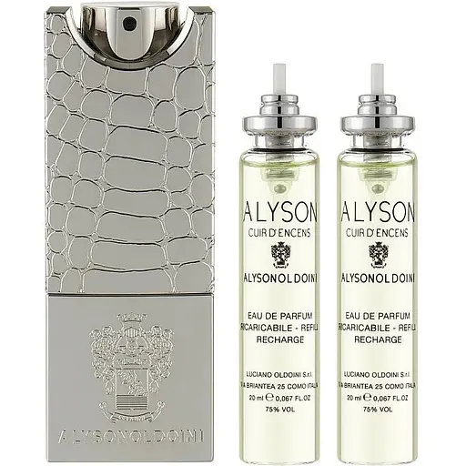 Парфумована вода тестер Alyson Oldoini Cuir D'encens For Men 3 x 20мл - фото 1