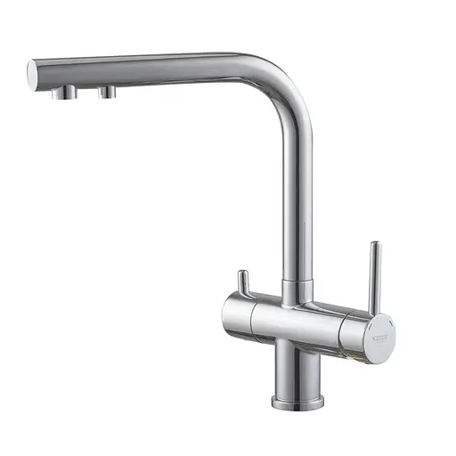 Змішувач для кухні на дві води Koer KB-72001-01 KR3391 Хром - фото 1