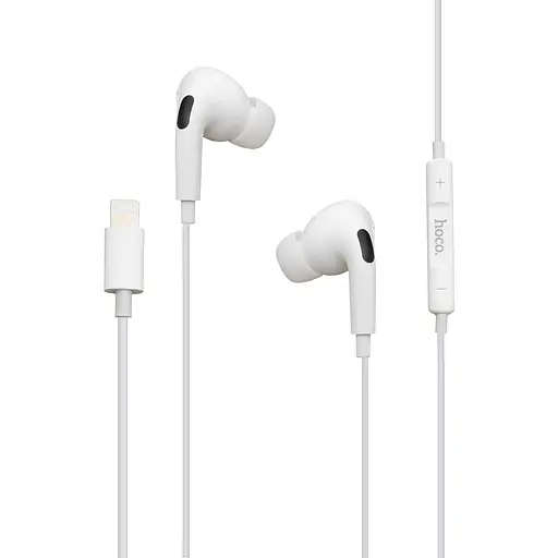 Проводные наушники Hoco M1 Pro, Lightning, 1.2m, Белый