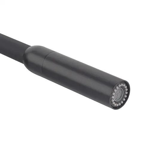 Змішувач для кухні Koer KI-70005-05 із чорним силіконовим виливом KR5005 Чорний матовий - фото 2