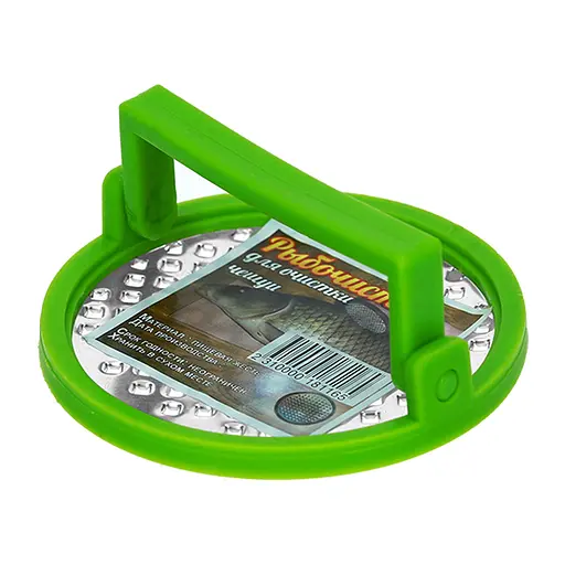 Рибочистка кругла з ручкою Ø 9 см, Kitchette Салатовий 84621 - фото 5