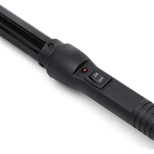 Керамічні щипці для завивки Amazon Basics PTC, 2.5 см - чорні, один розмір - фото 3