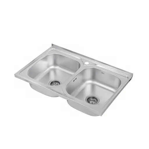 Кухонна мийка Kroner KRP Satin-5080Z (0,8 мм) (CV022822) - фото 6