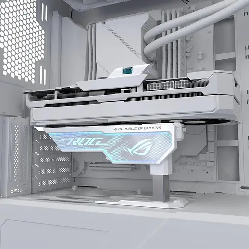 Тримач для відеокарти Asus ROG Herculx XH01 White (90DA0023-B09000) - фото 4