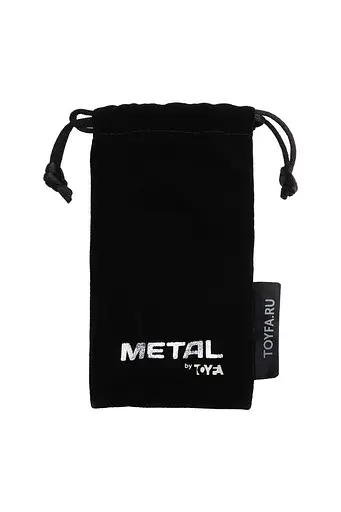 Металлическая анальная пробка Toyfa Metal 12 см (белый) - фото 5