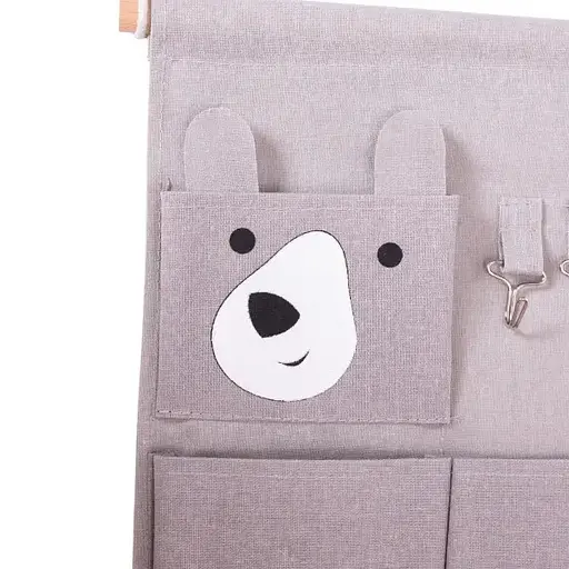 Органайзер Yiwu HP-41-12G панно підвісний на 3 секції 28х33 сірий - фото 3