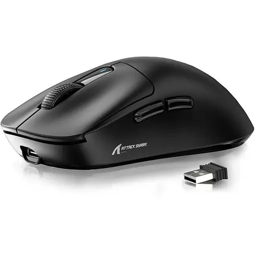 Мышка игровая беспроводная Attack Shark X3 PixArt PAW3395 26000DPI Black