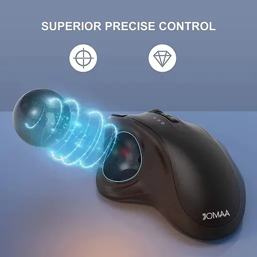 Миша бездротова JOMAA MT50 2,4G Bluetooth Чорний - фото 7