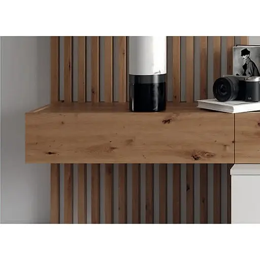 Модульная стенка для гостиной Гербор Ребекка Дуб артизан + Нимфея альба (GRB-1919) - фото 2