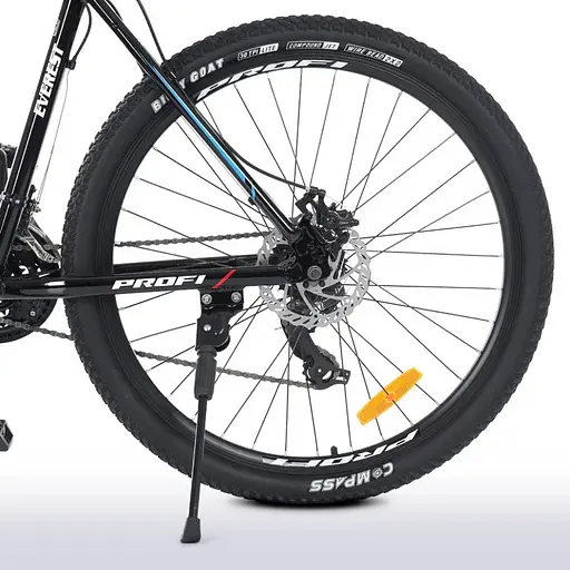 Велосипед "EVEREST" PROF1 G275EVEREST A275.127,5 д. Алюм.рама 19 ", SHIMANO 21SP, алюм.DB, CS TZ500, чорний - фото 5