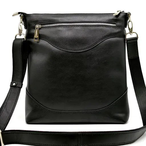 Чоловіча шкіряна сумка через плече TARWA 30х27.5х6.5 см sum0025865 - фото 3