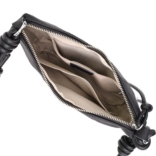 Женская полукруглая сумка Vintage из натуральной кожи 25х14х4 см sum0027521 - фото 7