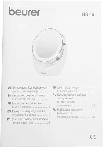 Дзеркало для макіяжу Beurer BS 49 (4211125/584.00/9) [79041] - фото 8