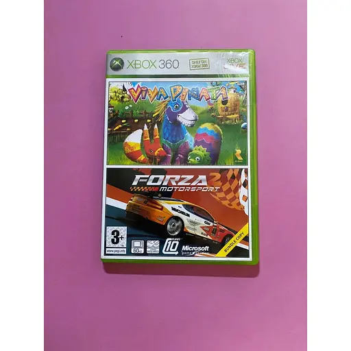 Диск с игрой на Xbox 360 лицензия Forza Motorsport 2 + Viva Piñata, игра на Xbox 360 Forza Motorsport 2 + Viva