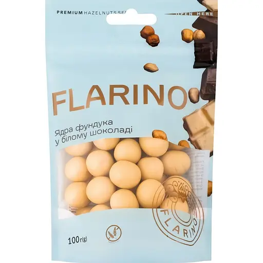 Фундук Flarino в белом шоколаде 100 г (HWC-100)